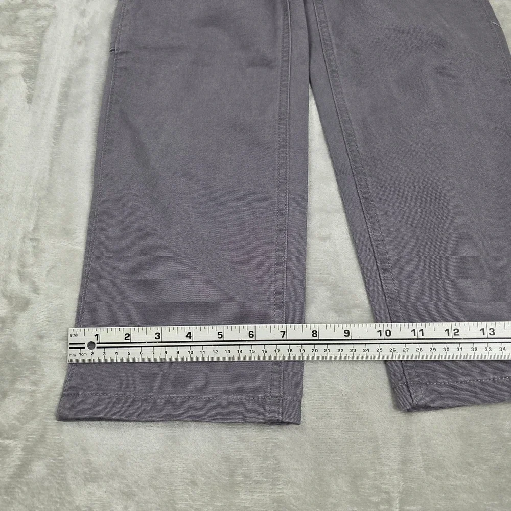 The Childrens Place Canvas Carpenter Pants Boys Size 6 Tempest Gray NEW Outdoors